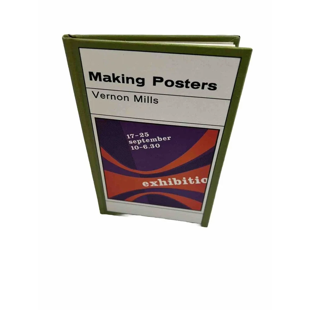 Making Posters Book Teaching Homeschool Book Guide Vintage 1967 Art Vernon Mills